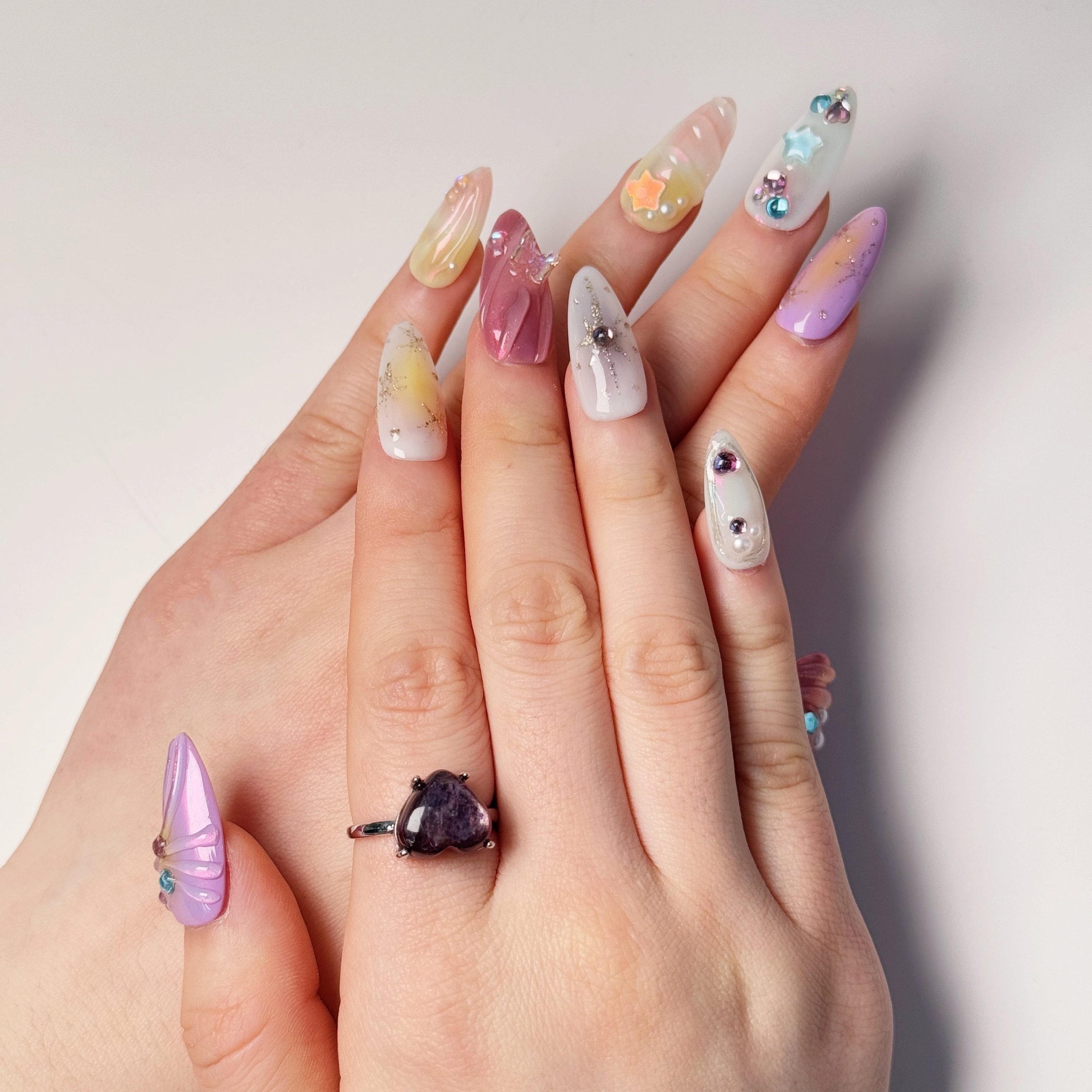 Dreamy Ocean Star Press on Nails - Image 5