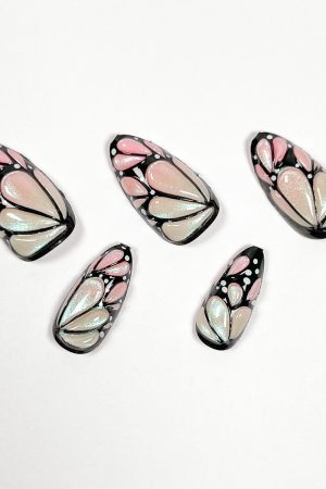 Forest Butterfly Press on Nails