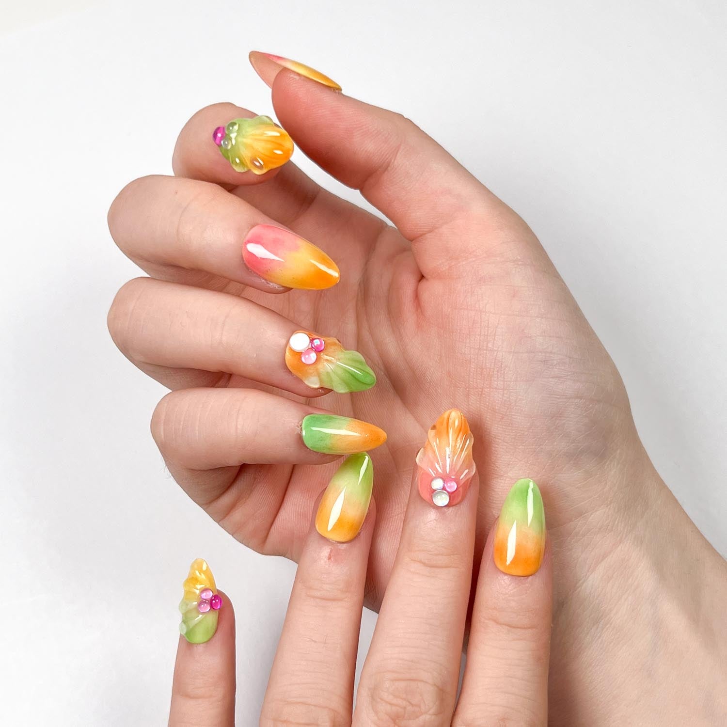 Tropical Fruits Press on Nails - Image 5