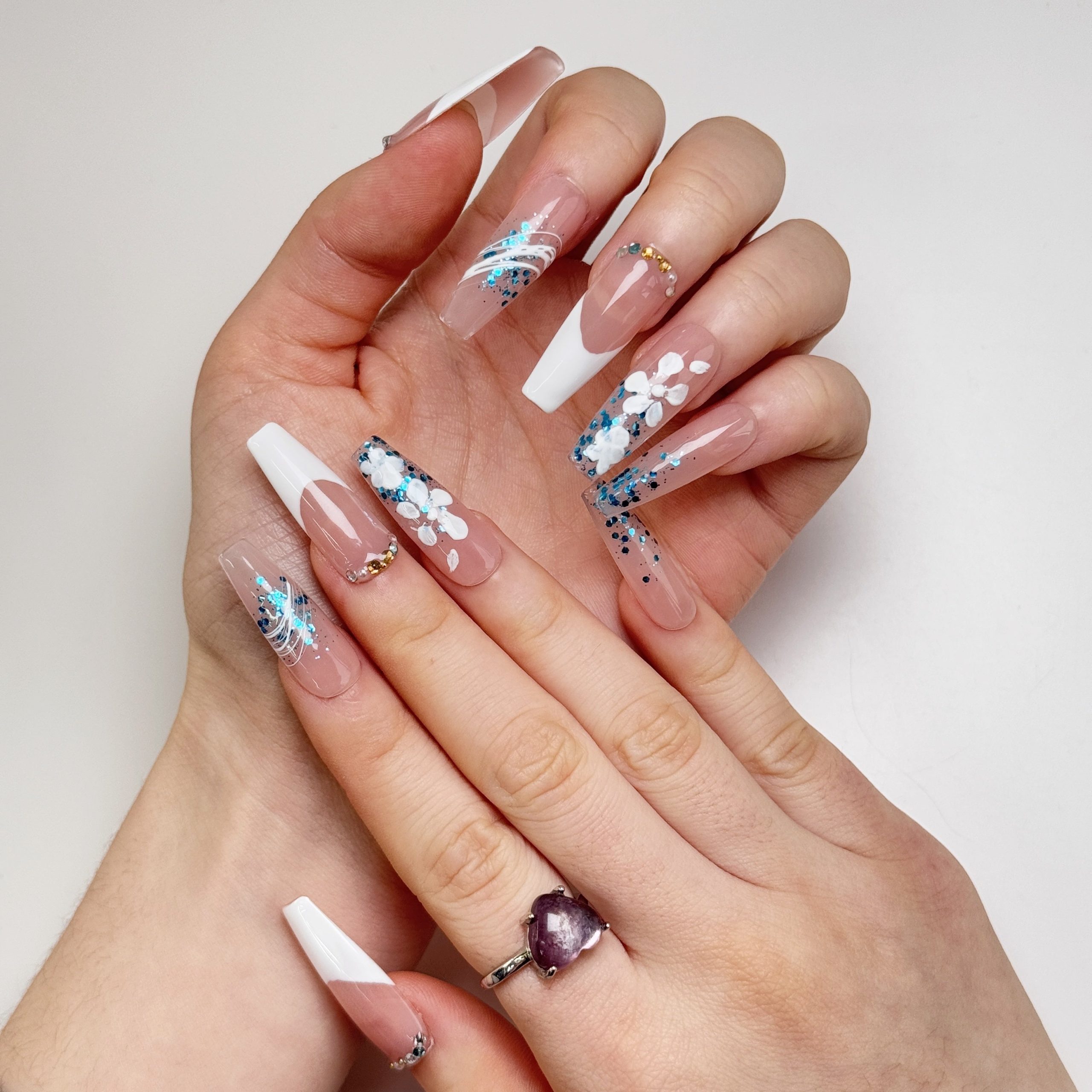 Petal Rain French Press on Nails - Image 3