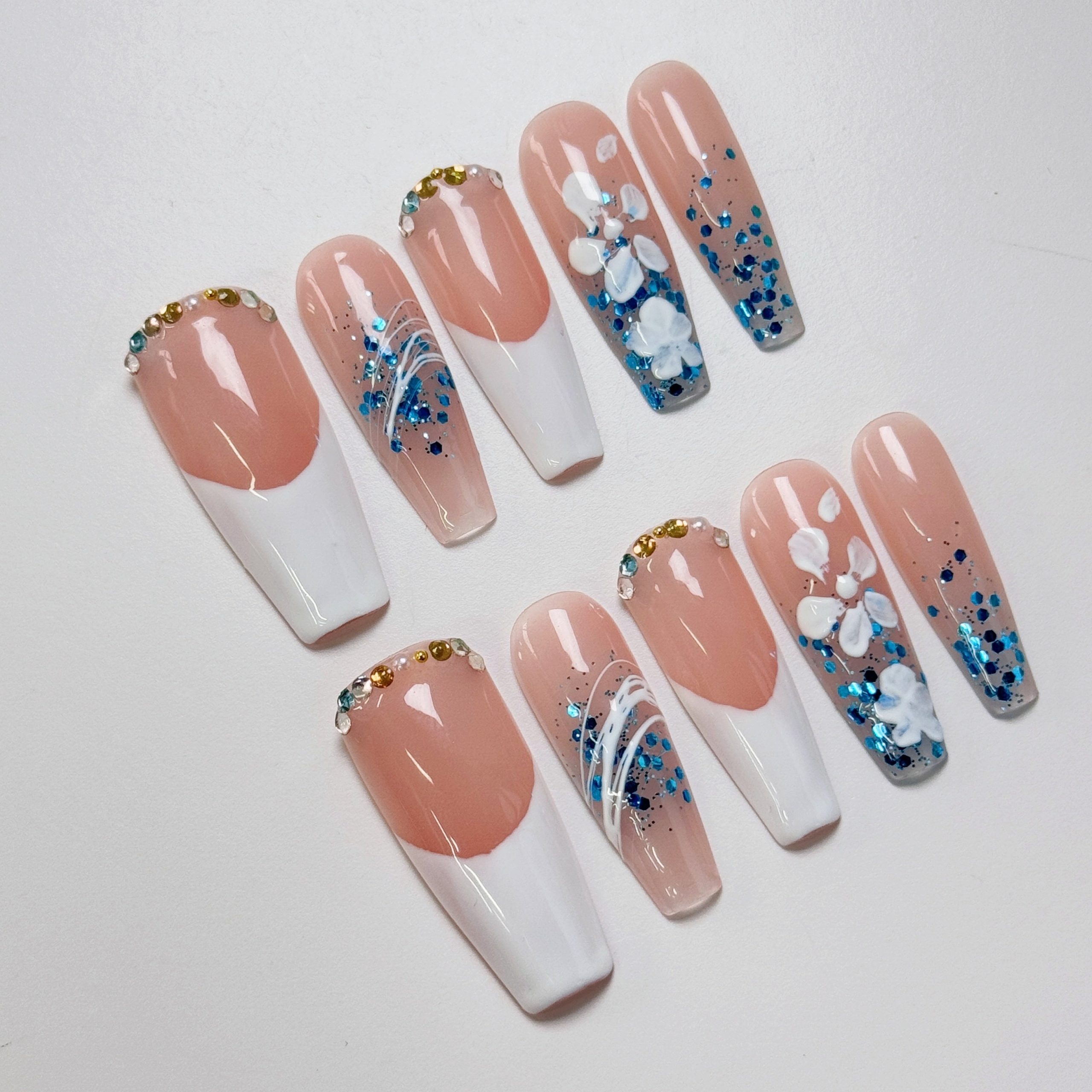 Petal Rain French Press on Nails - Image 2