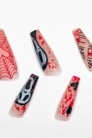 Bloody Spider Web Press-On Nails