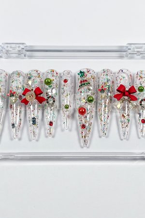 Christmas Bell Press-On Nails