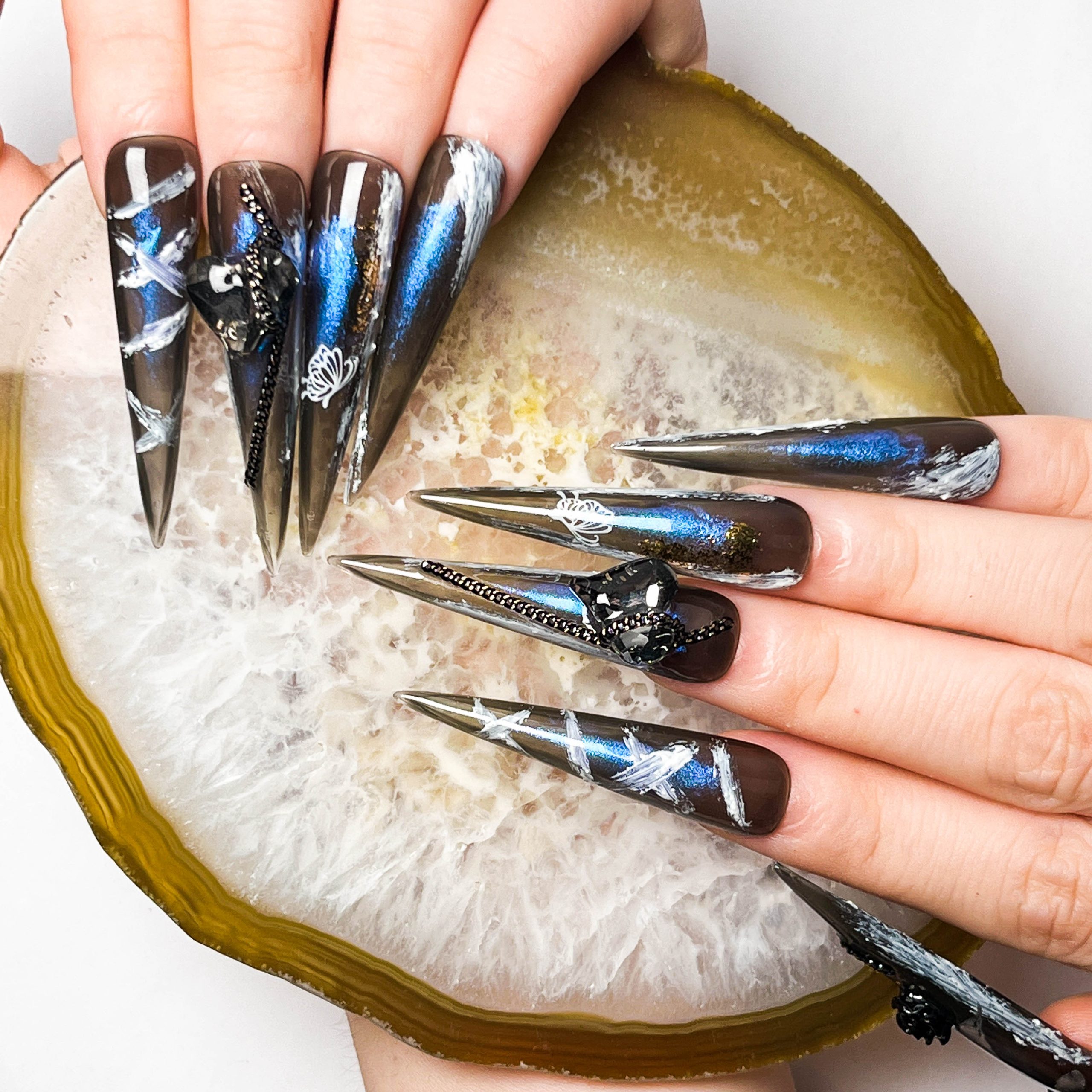 Deep Sea Cage Press on Nails - Image 4