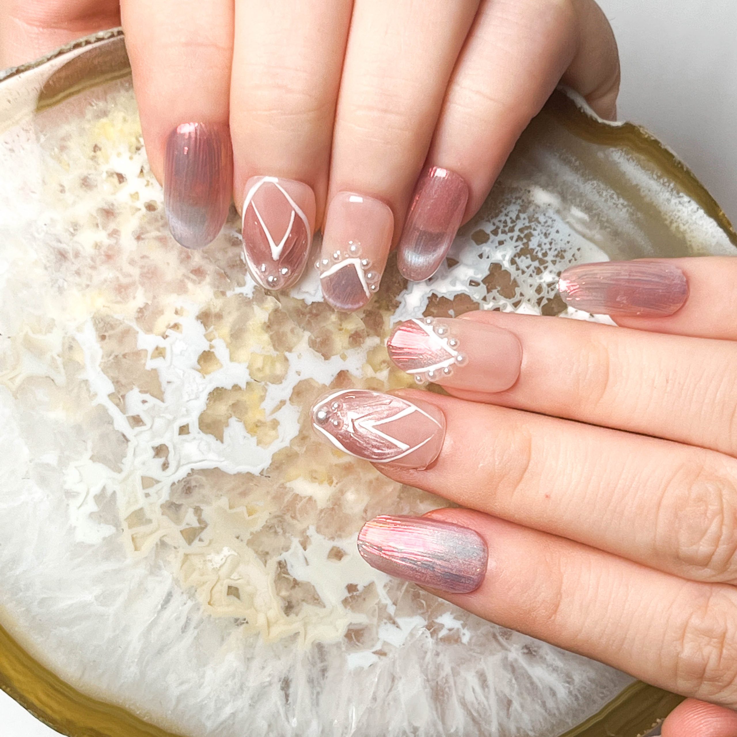 Dream Mermaid Tail Press on Nails - Image 4