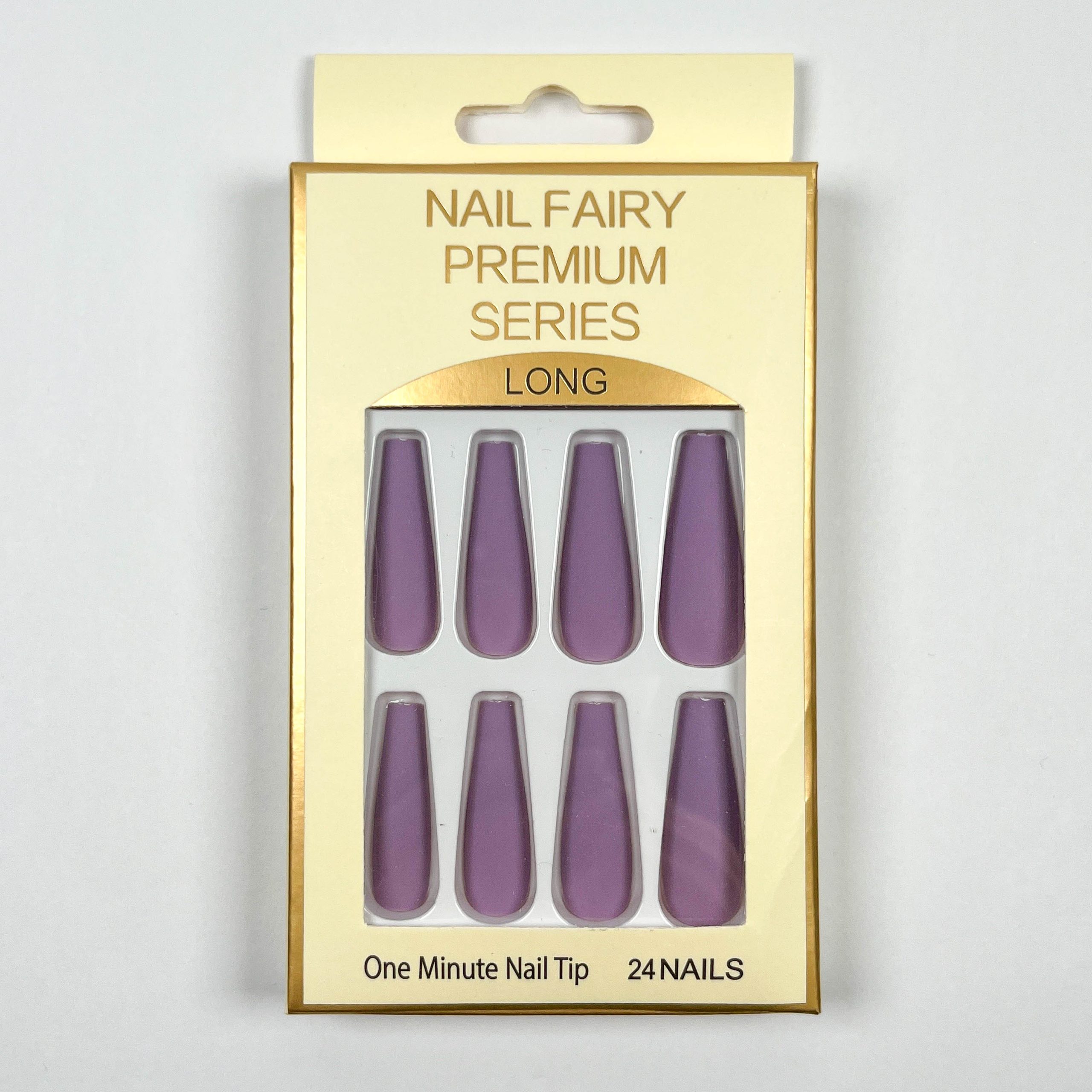 Grayish Purple Press-on Nails - Image 2