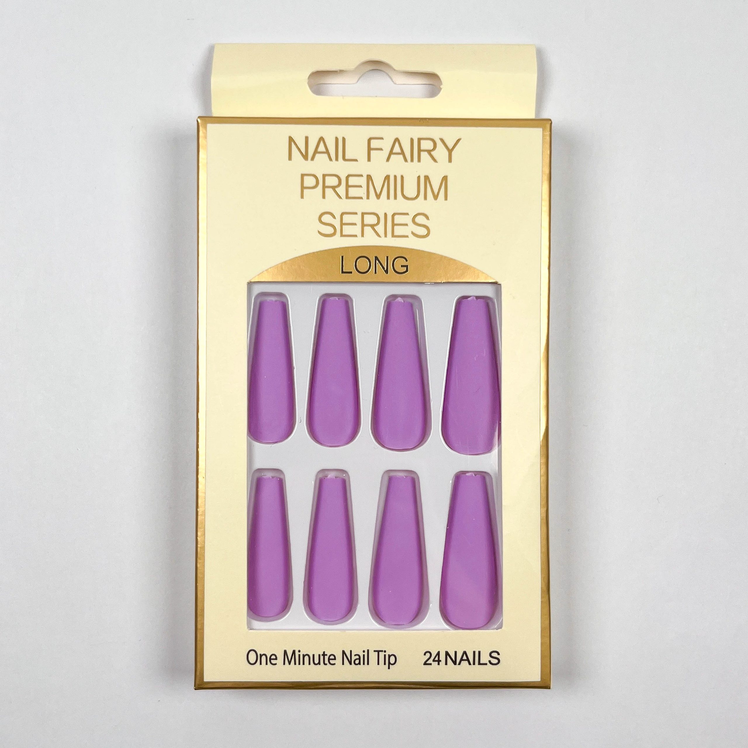 Pure Purple Press-on Nails - Image 2