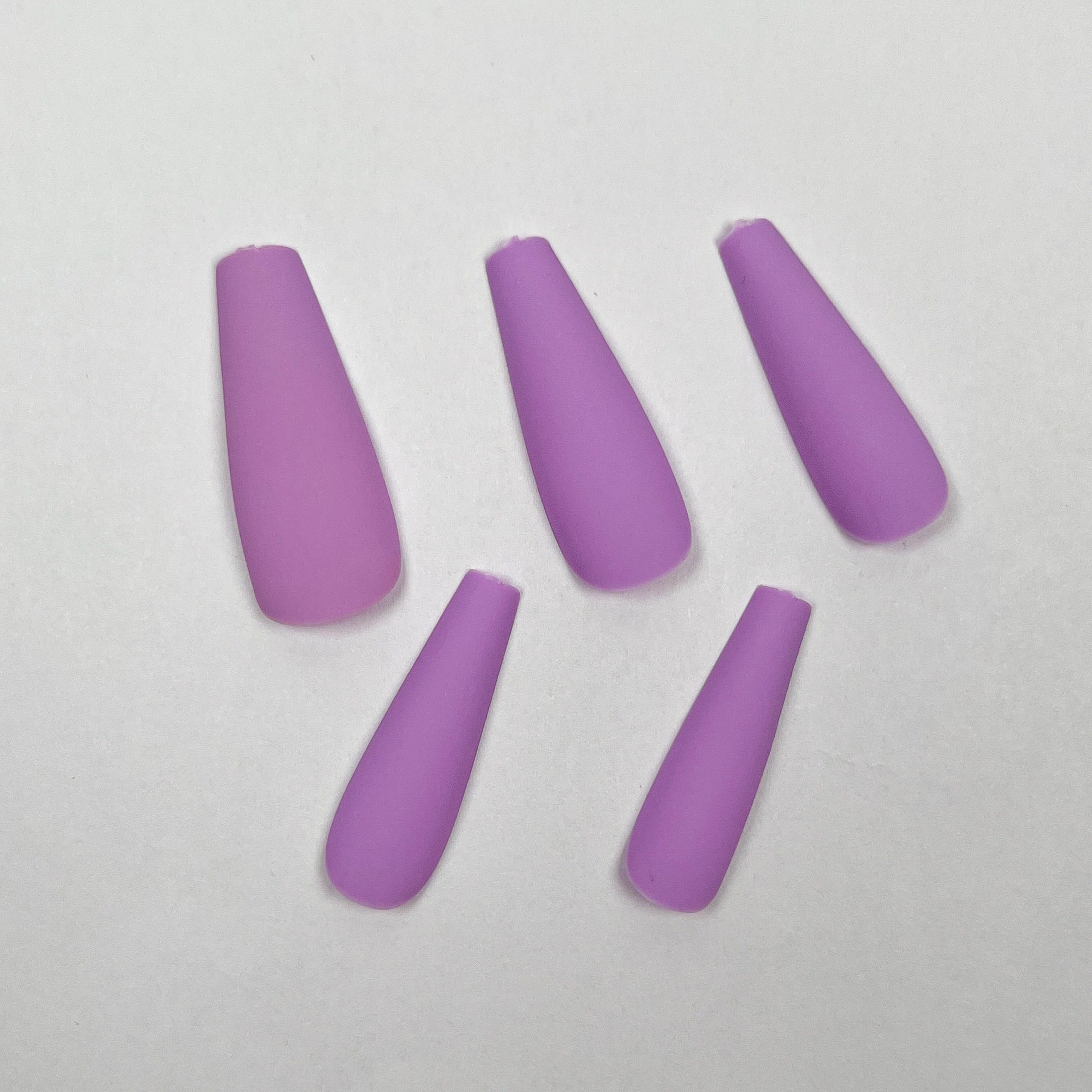 Pure Purple Press-on Nails