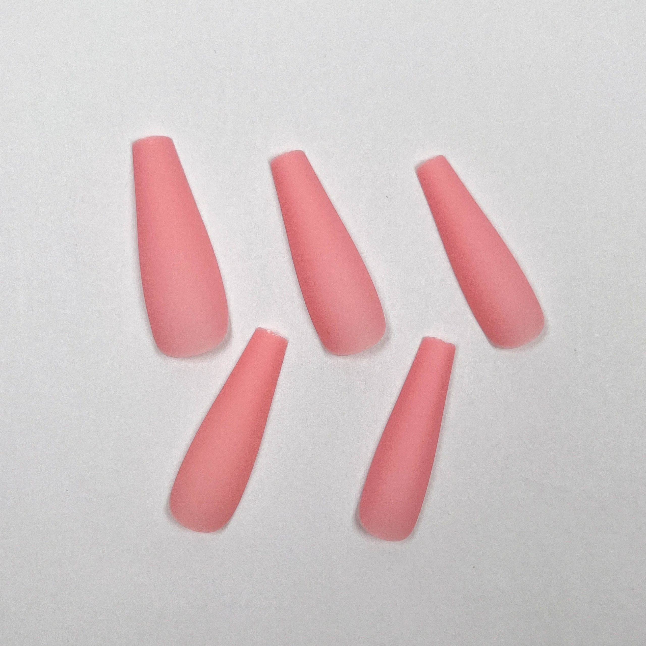 Bright Pink Press-on Nails