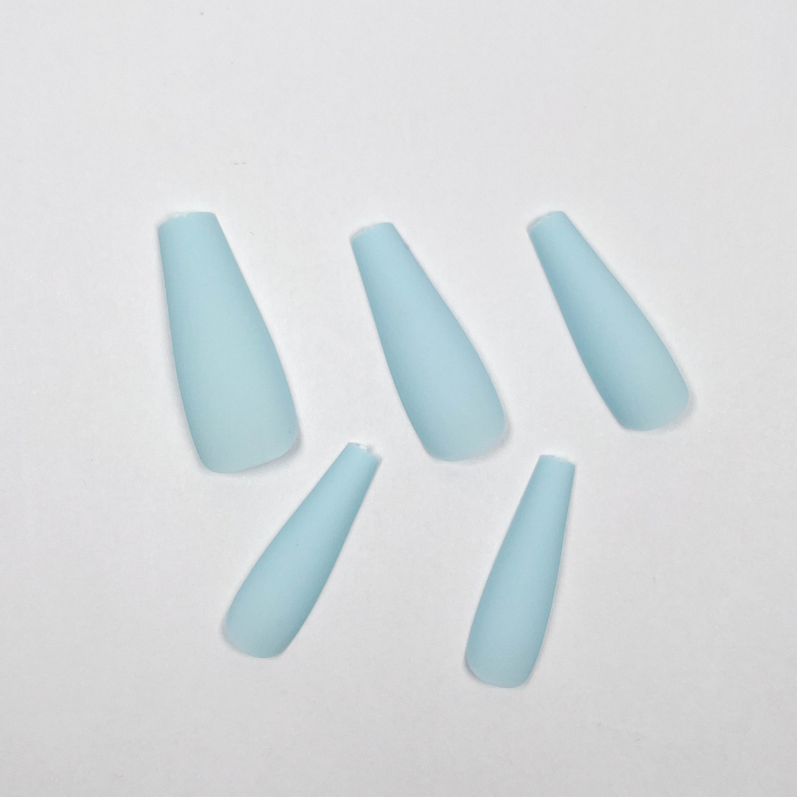Light Blue Press-on Nails