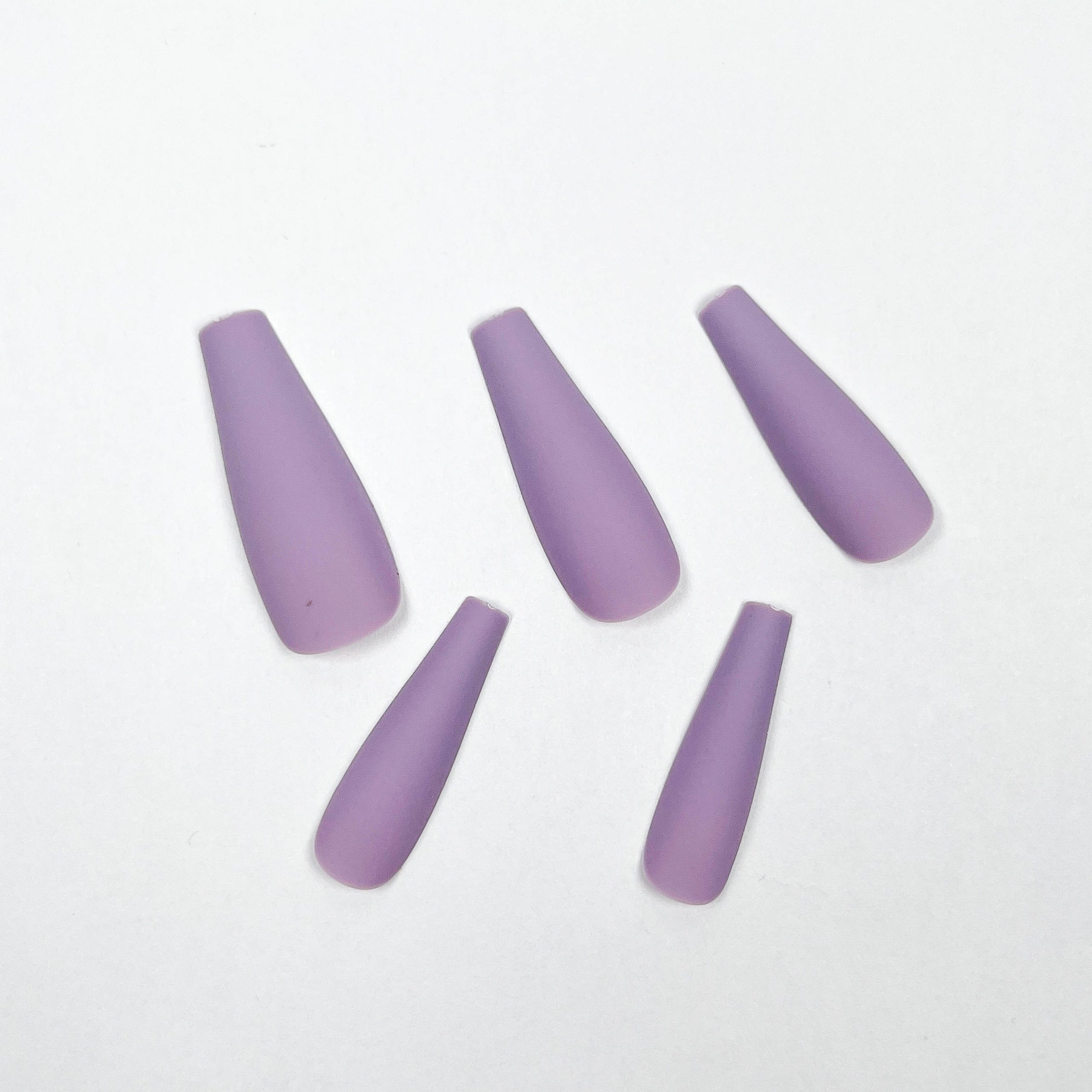 Grayish Purple Press-on Nails