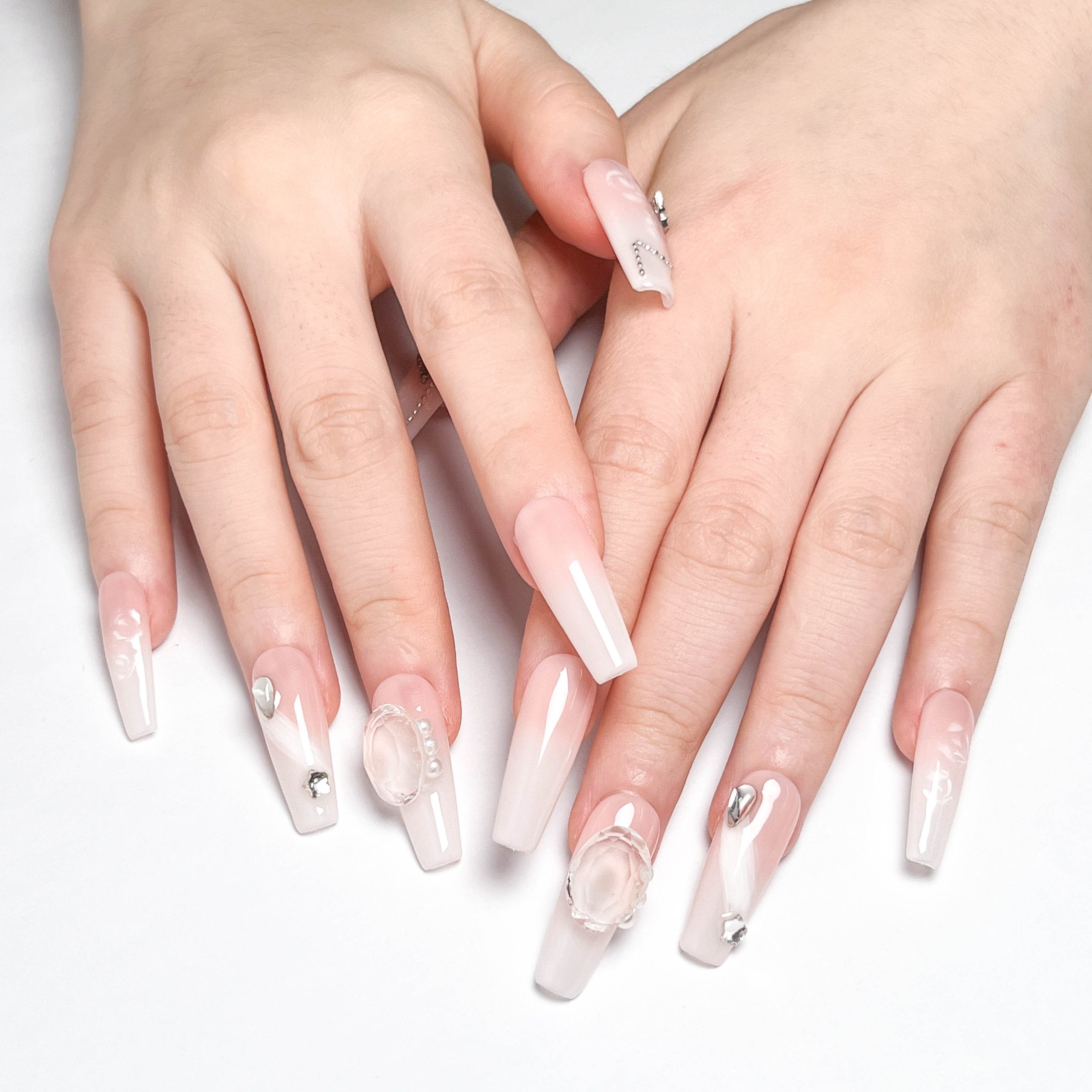 Rose Butterfly Press on Nails - Image 5