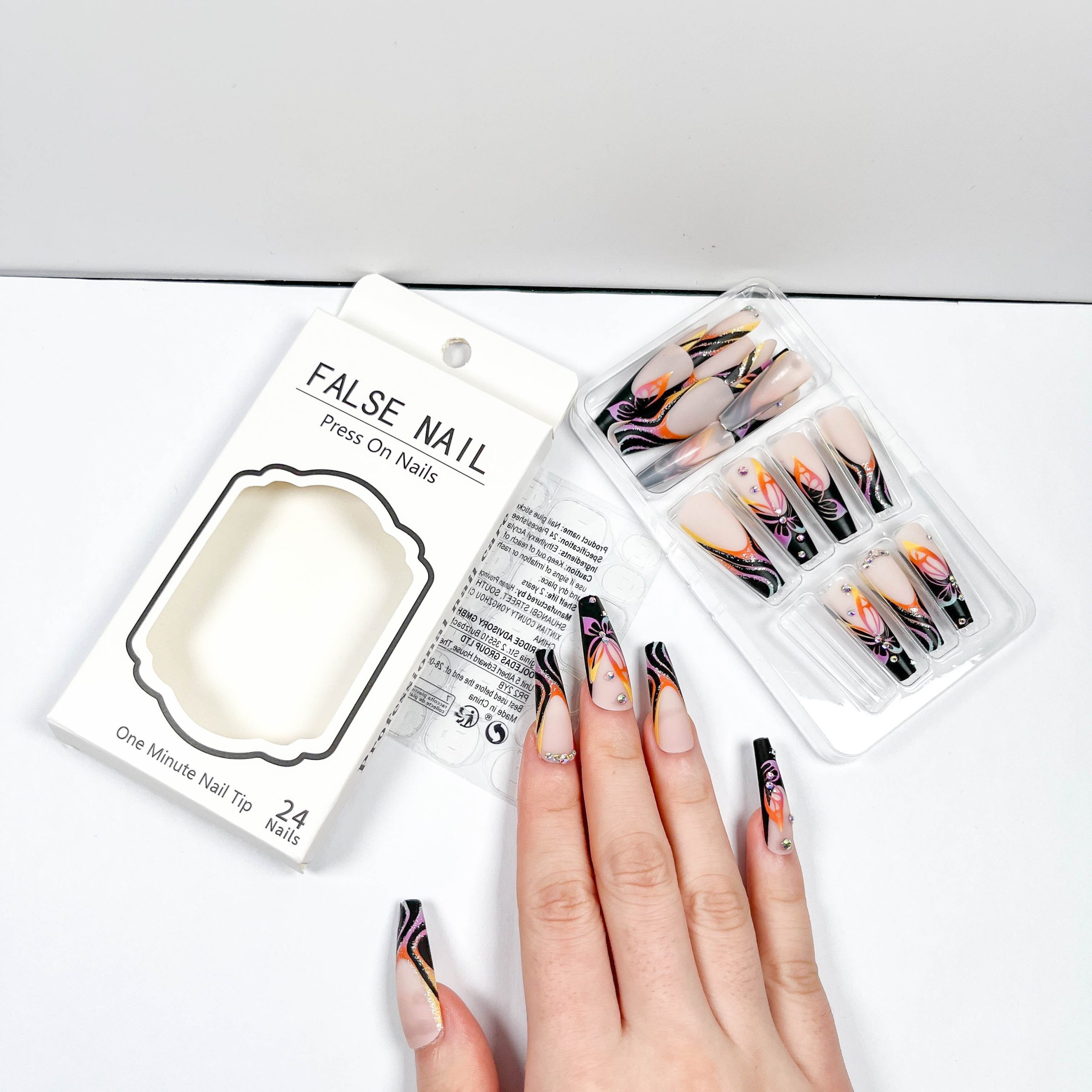 Tropical Butterfly Press-on Nails - Image 3