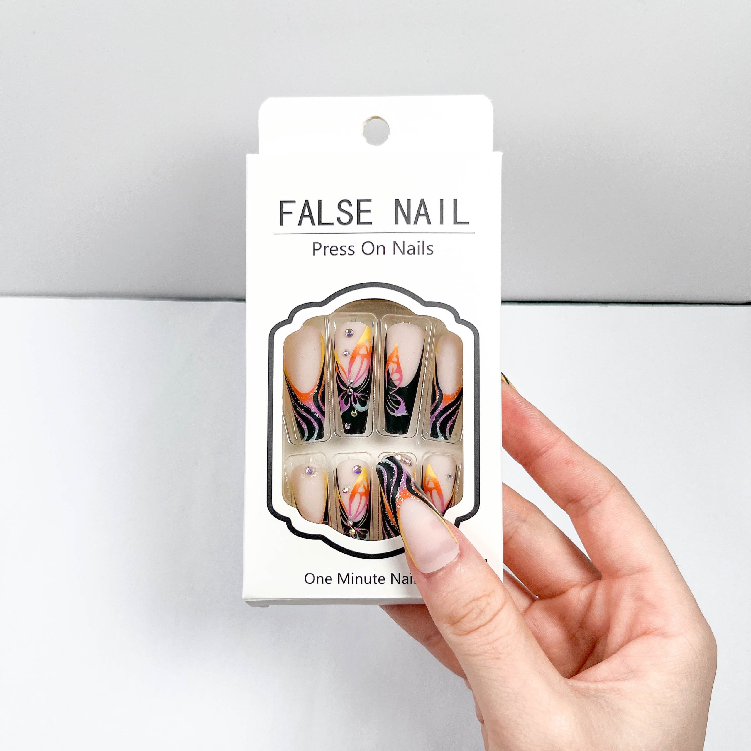 Tropical Butterfly Press-on Nails - Image 5