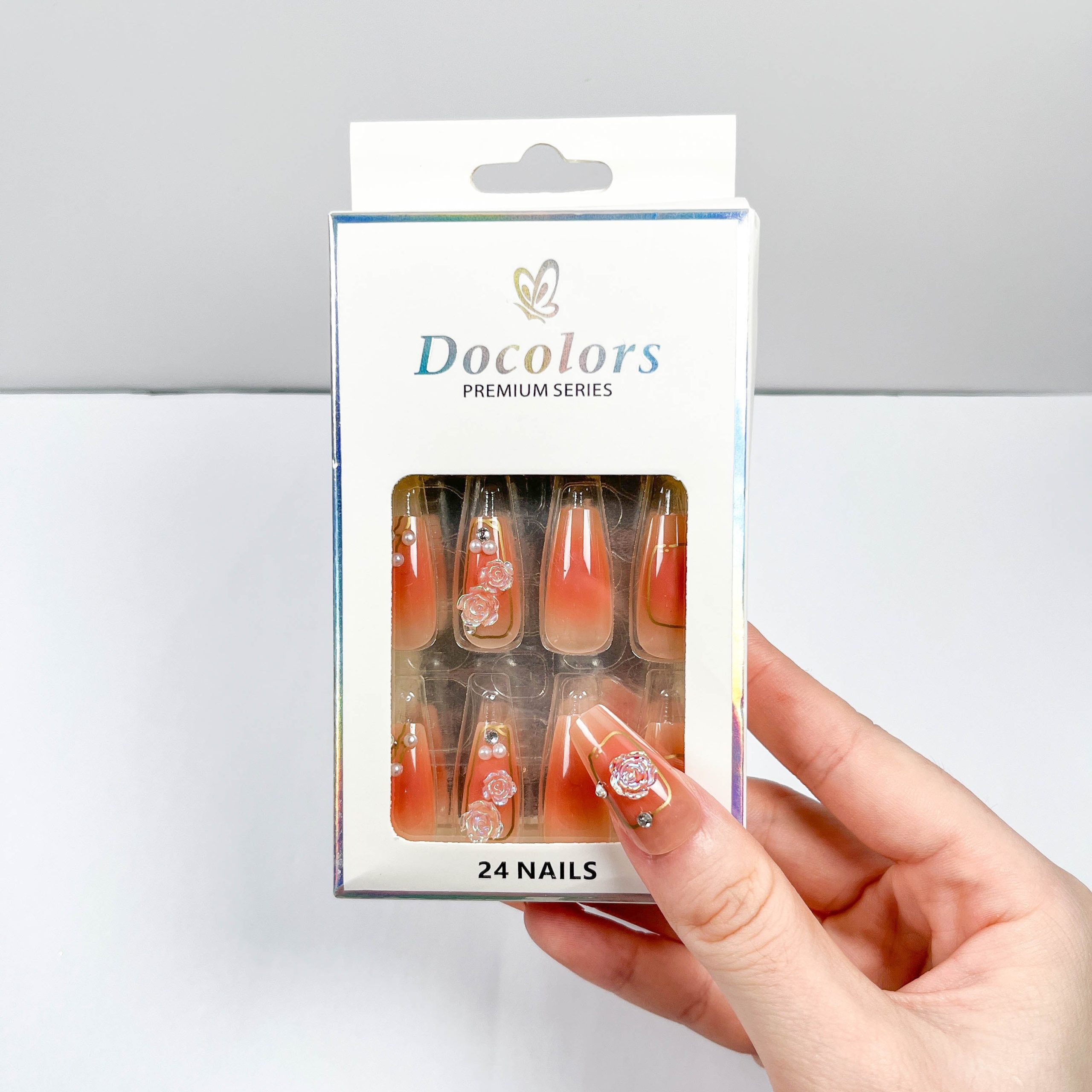 Blush Rose Pearl Press-on Nails - Image 5