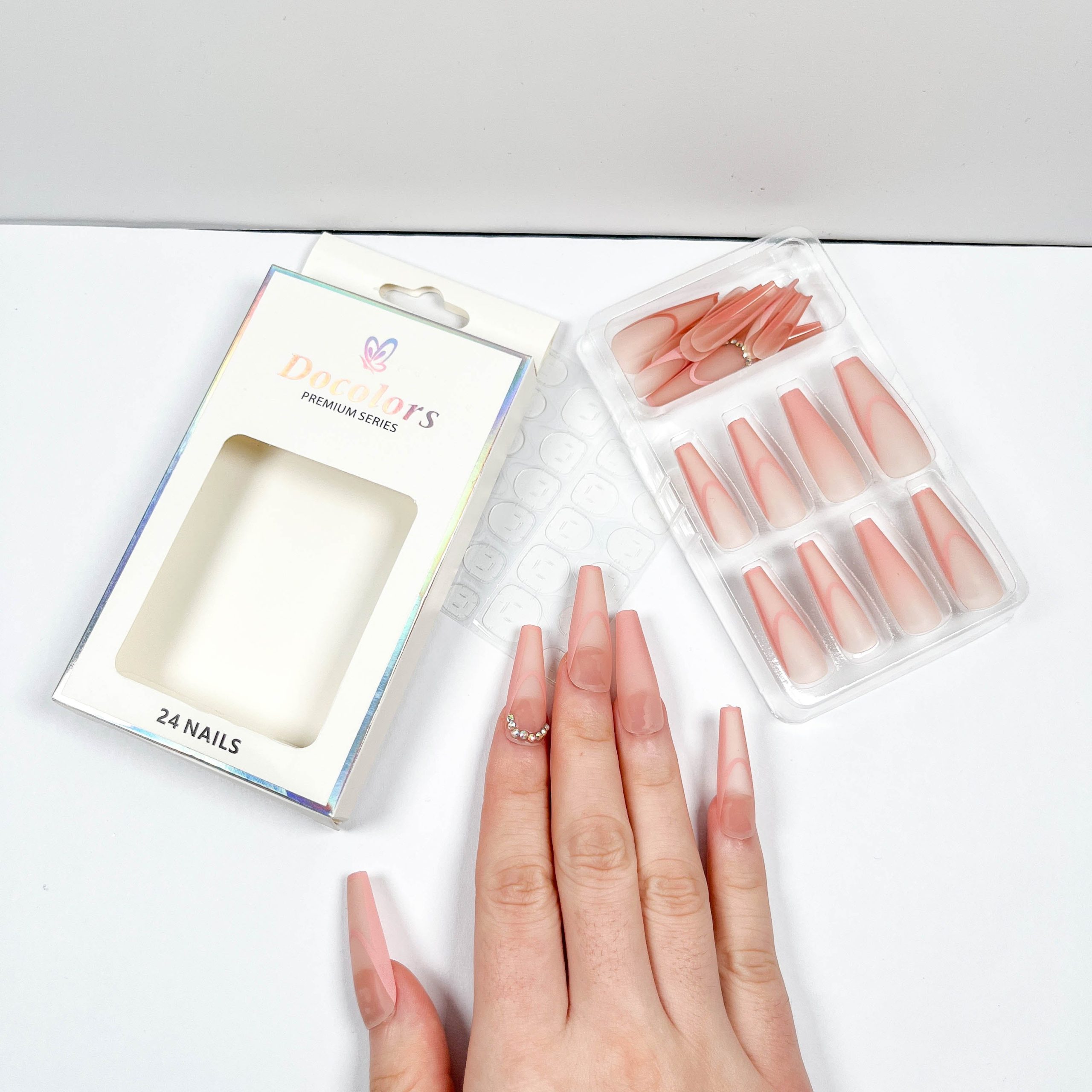 Nude French Press-on Nails - Image 2
