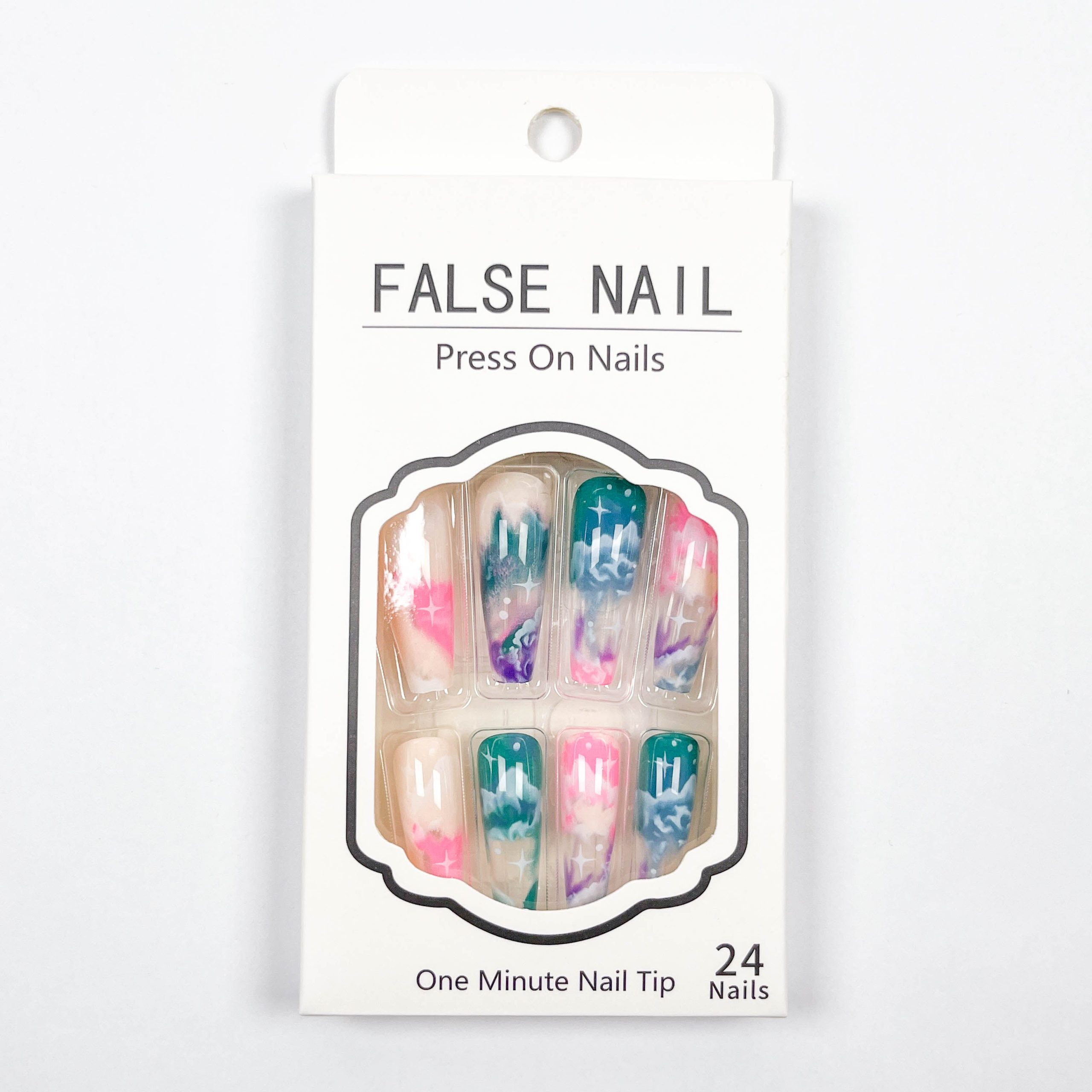 Colorful clouds Press-on Nails - Image 2
