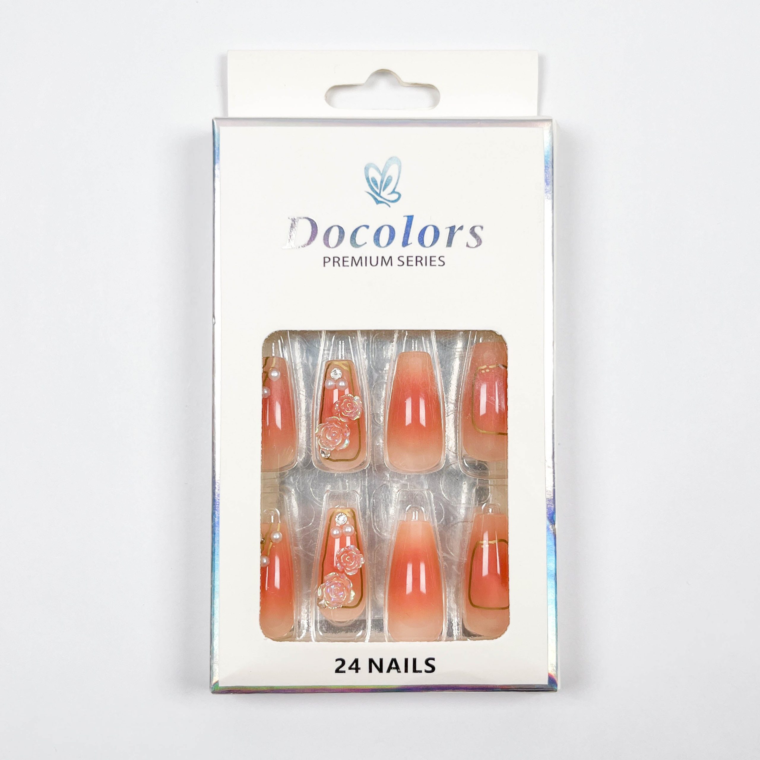 Blush Rose Pearl Press-on Nails - Image 4