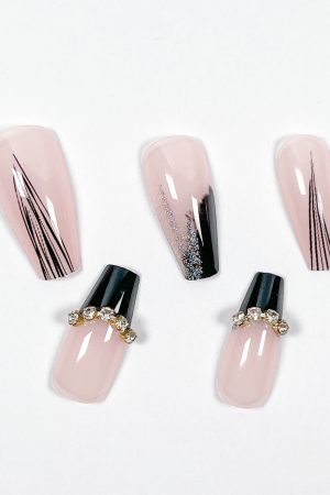 French Ink Variations Press-on Nails