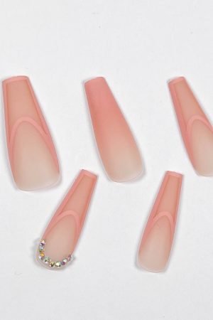 Nude French Press-on Nails