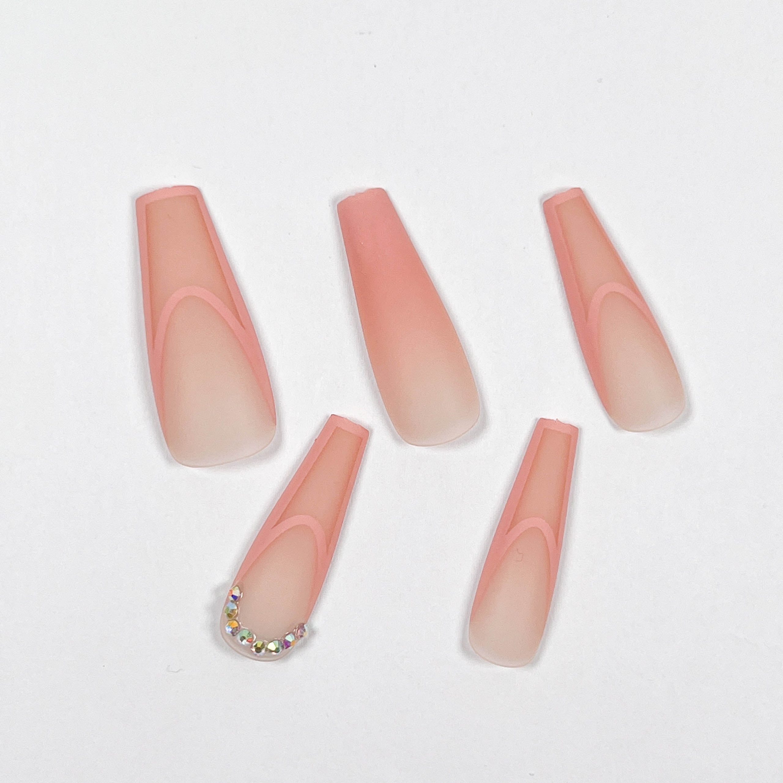 Nude French Press-on Nails