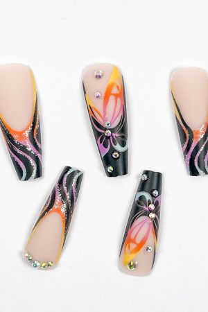 Tropical Butterfly Press-on Nails