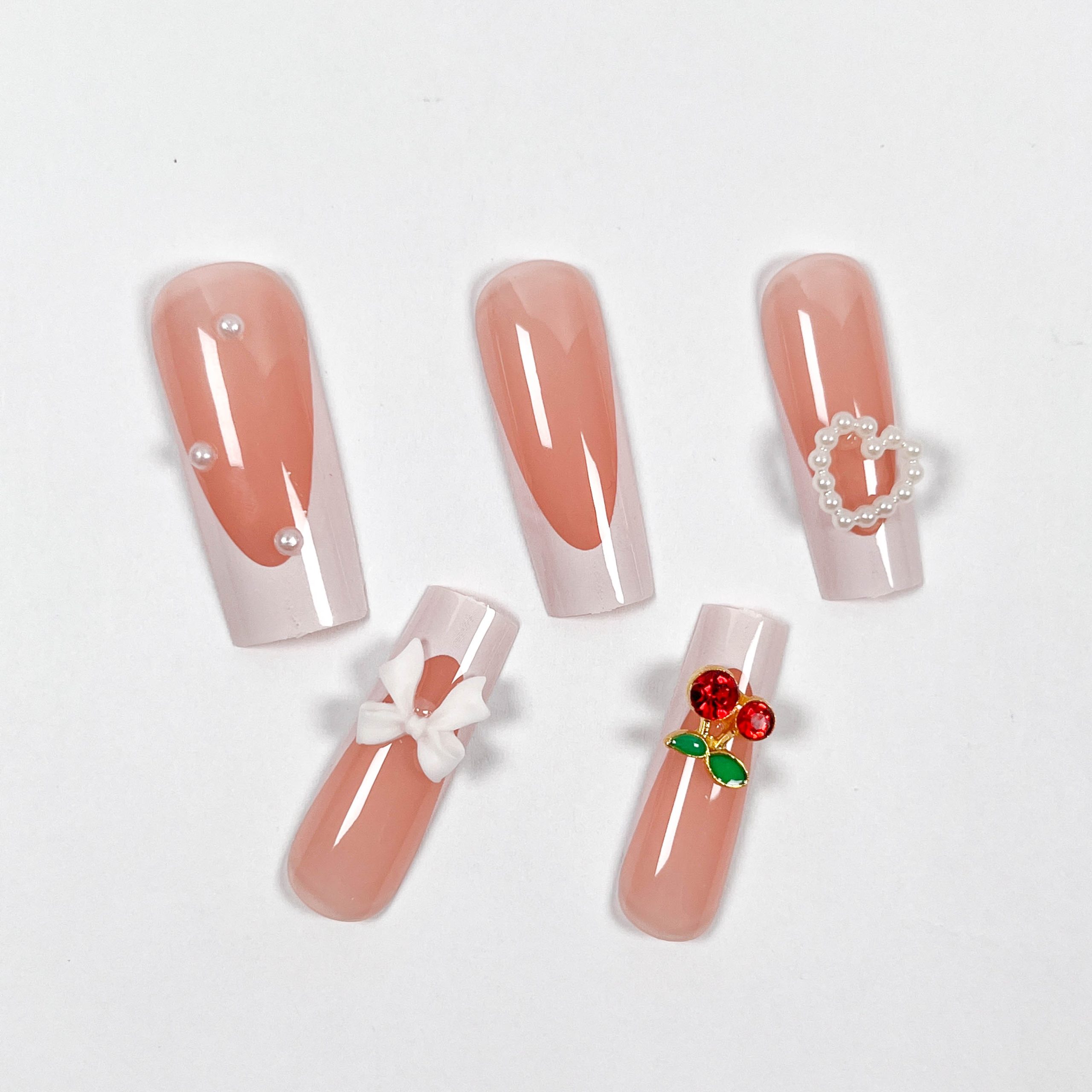 French Romantic Dinner Press-on Nails