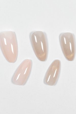 Dreamy Peach Pink Press-on Nails