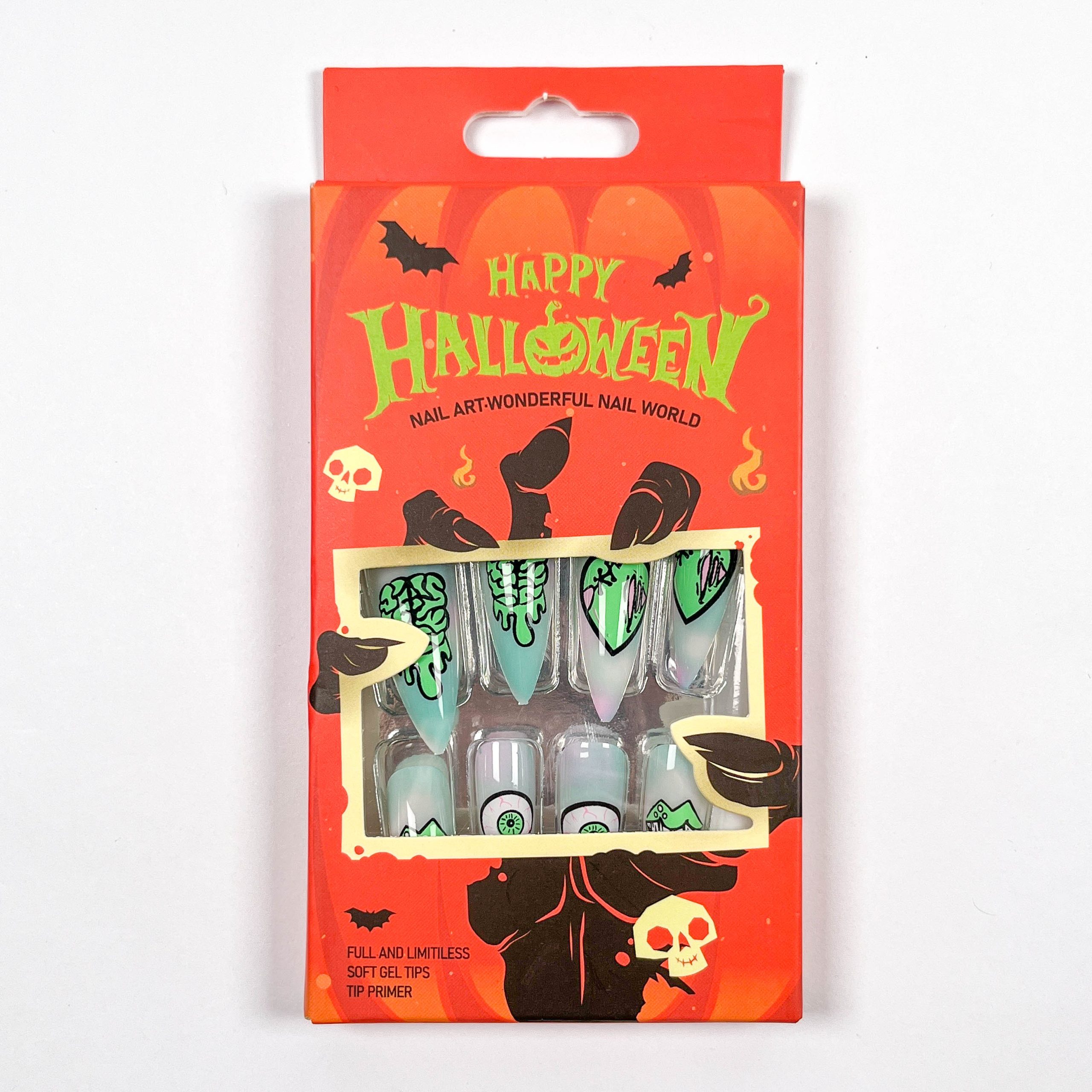 Green Cartoon Eyeball Press-on Nails - Image 2