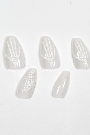 Skeleton Hand Press-on Nails