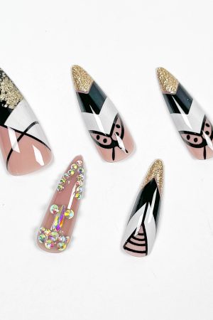 Abstract Geometric Art Press-on Nails