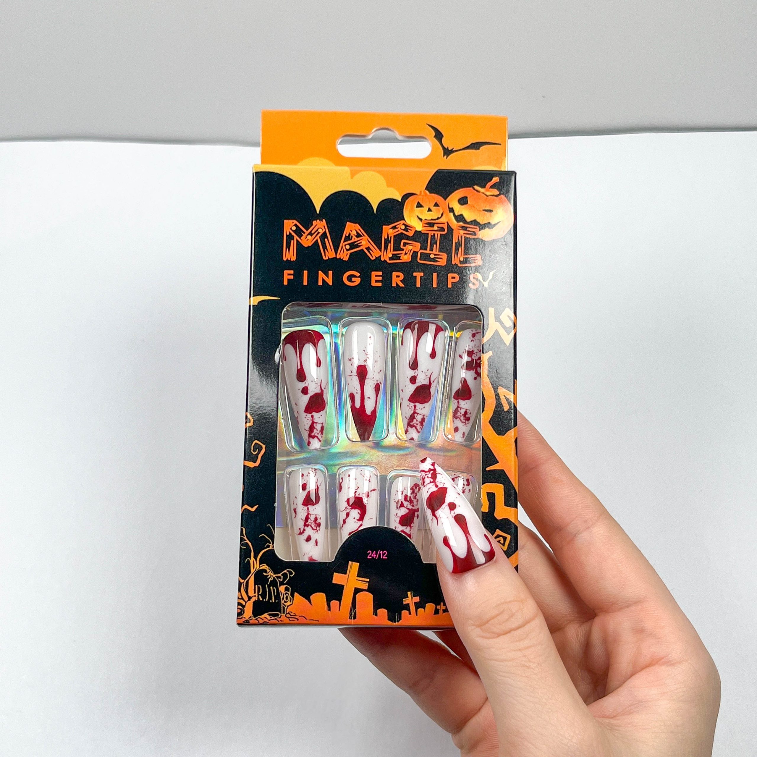 Horrible Blood Drop Press-on Nails - Image 5