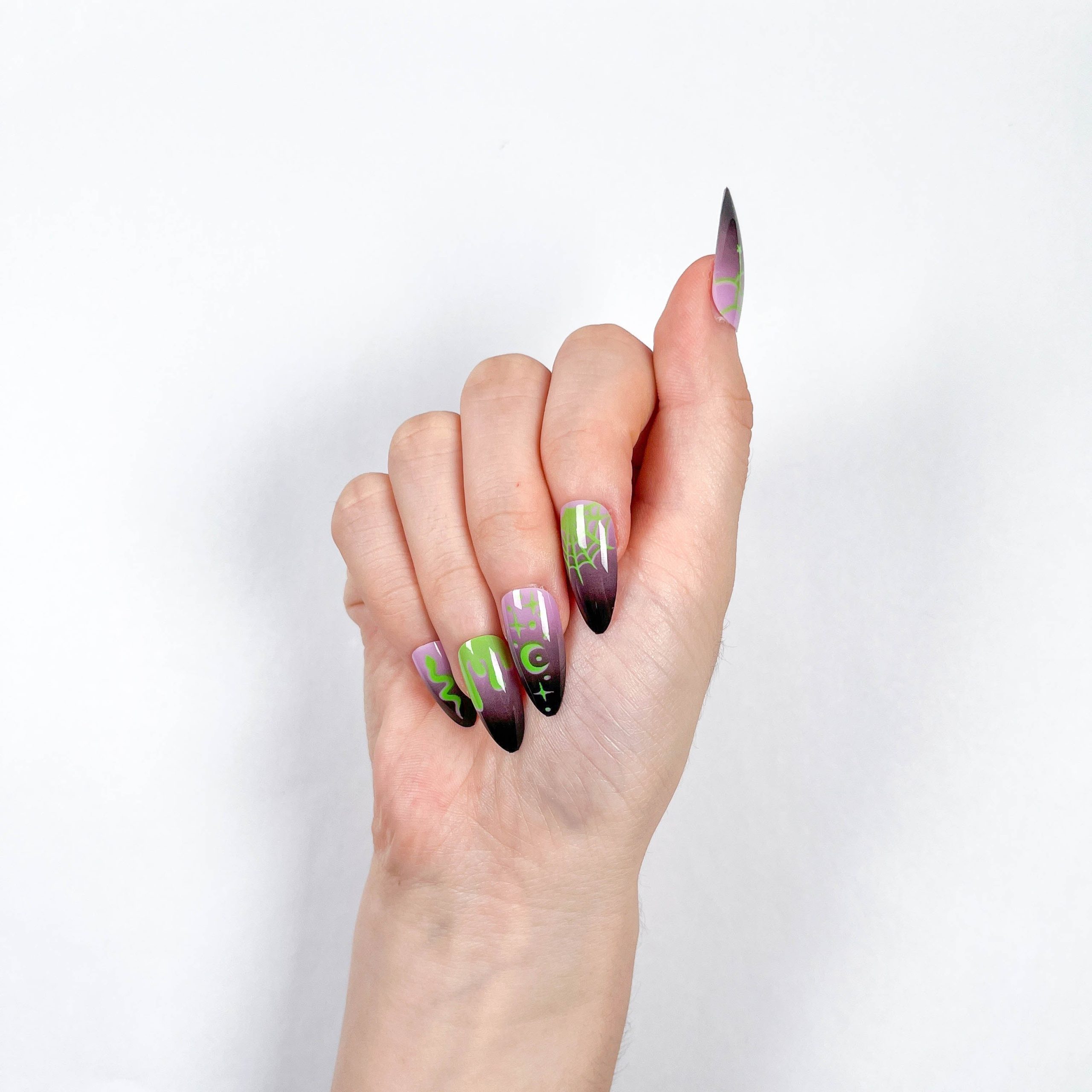 Starry Night Press-on Nails - Image 4