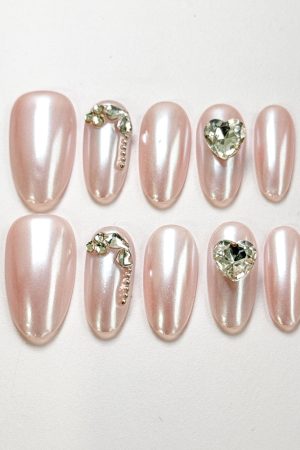 Aurora Pink Press on Nails