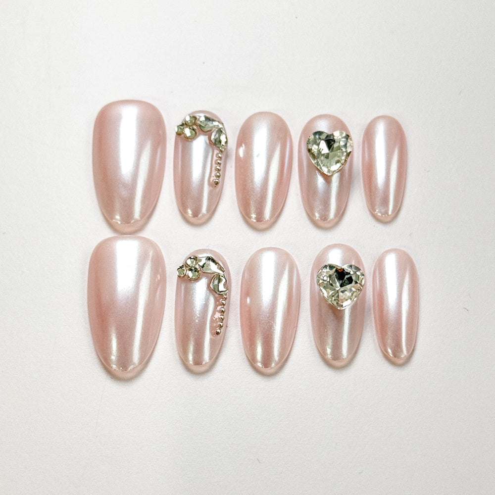 Aurora Pink Press on Nails