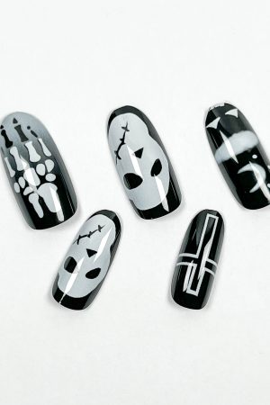 Horror Bones Press-on Nails