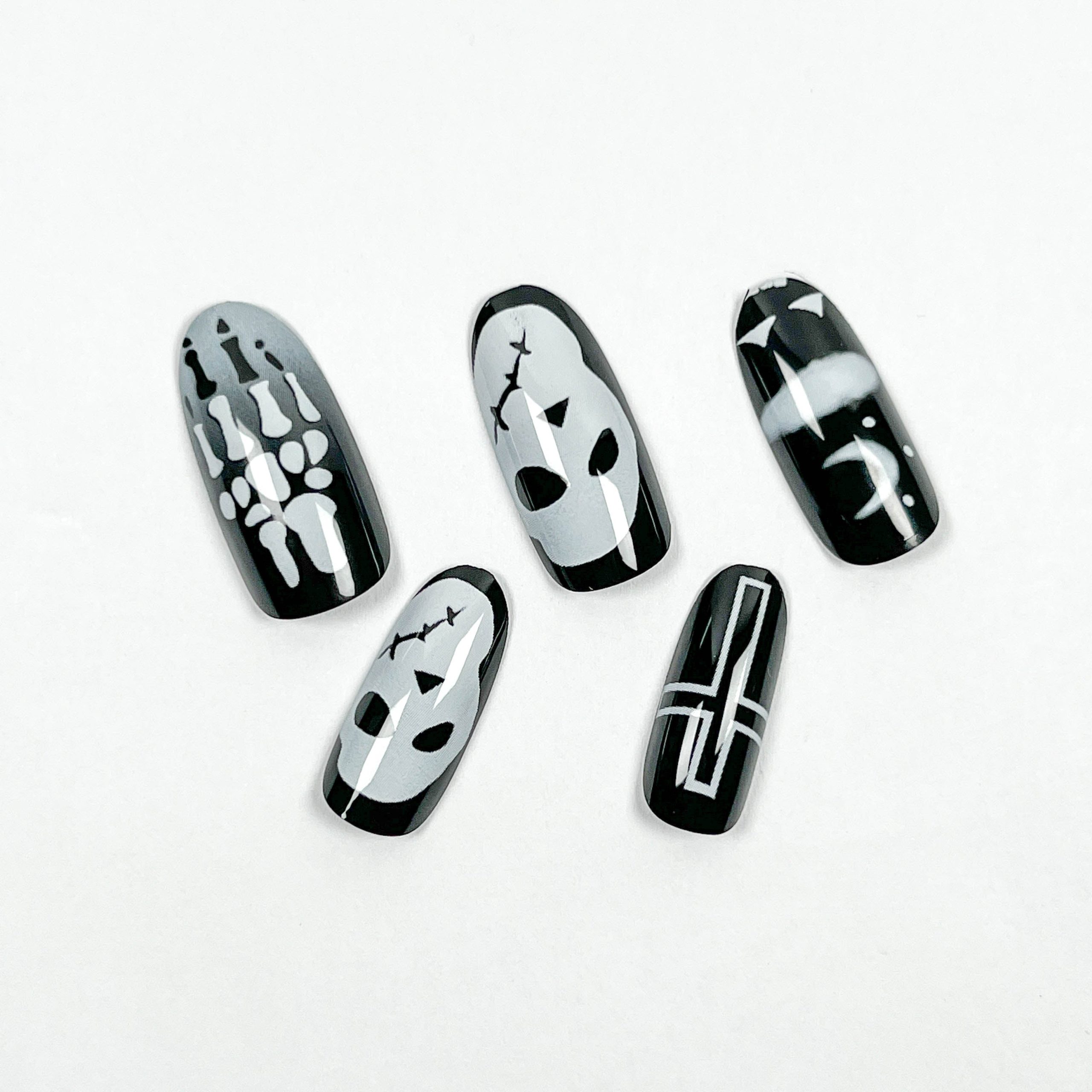 Horror Bones Press-on Nails