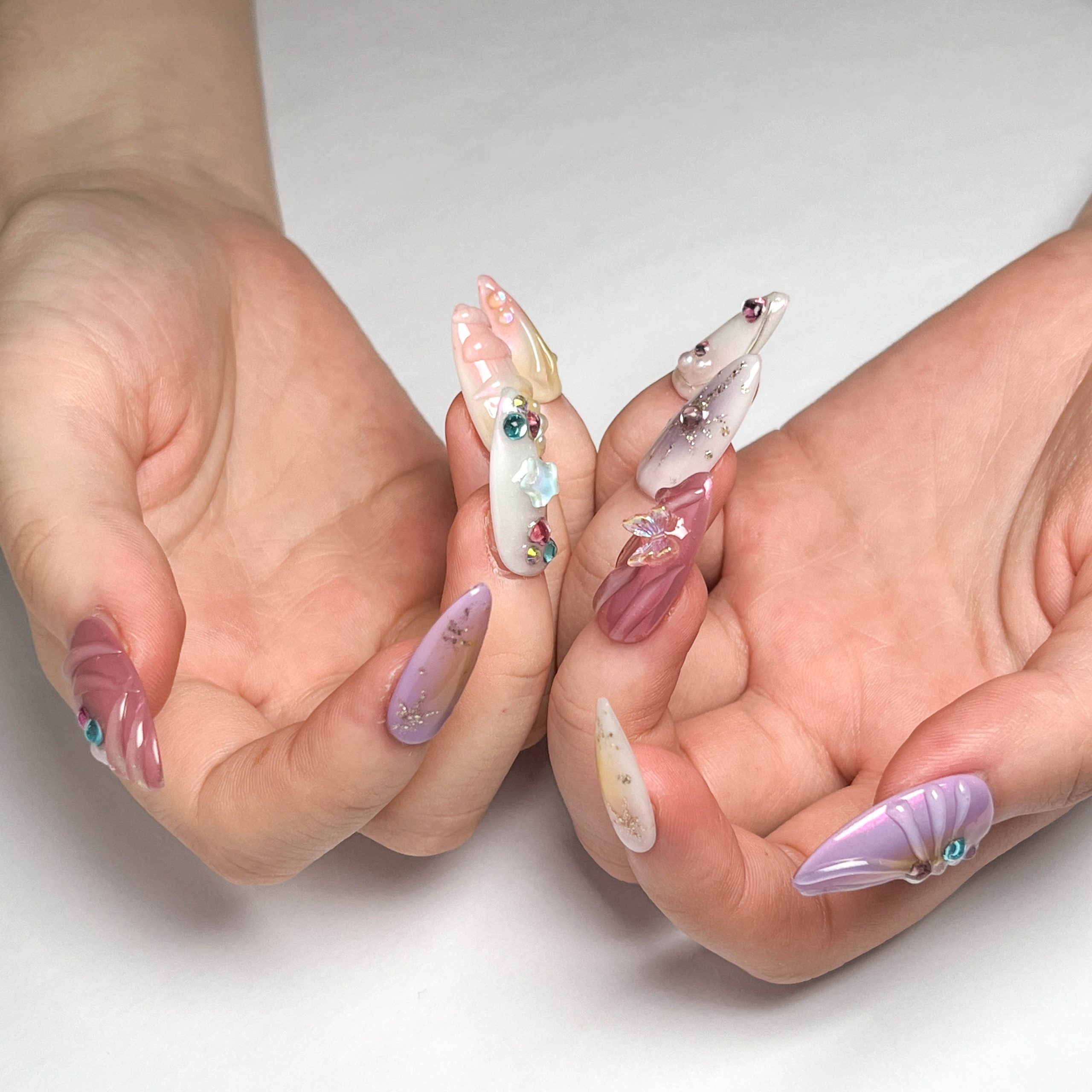 Dreamy Ocean Star Press on Nails - Image 7
