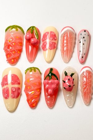 Sweet Strawberry Press on Nails