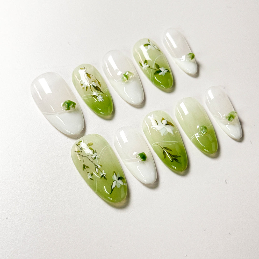 Springtime Blossom Press on Nails - Image 2