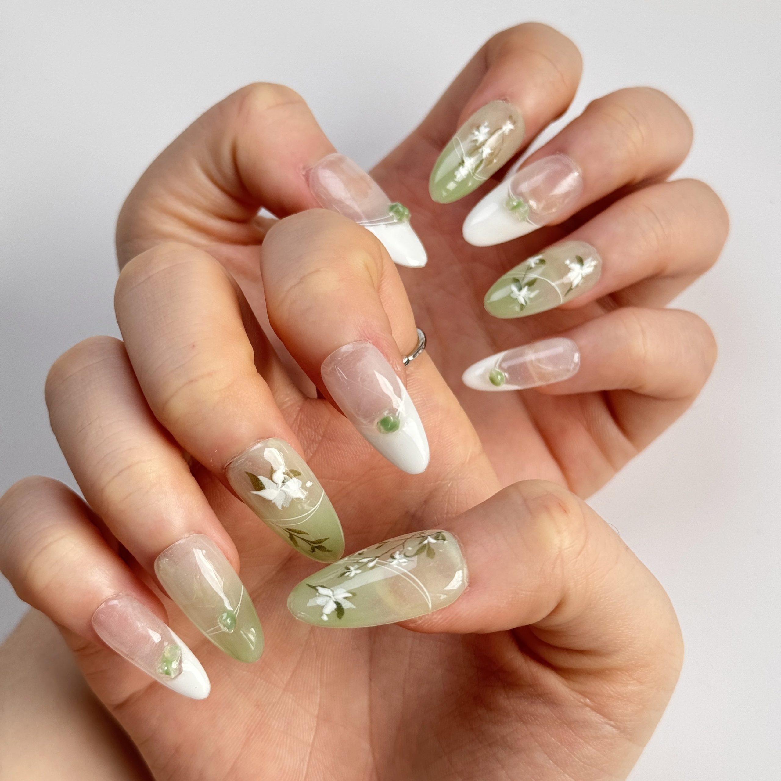 Springtime Blossom Press on Nails - Image 4