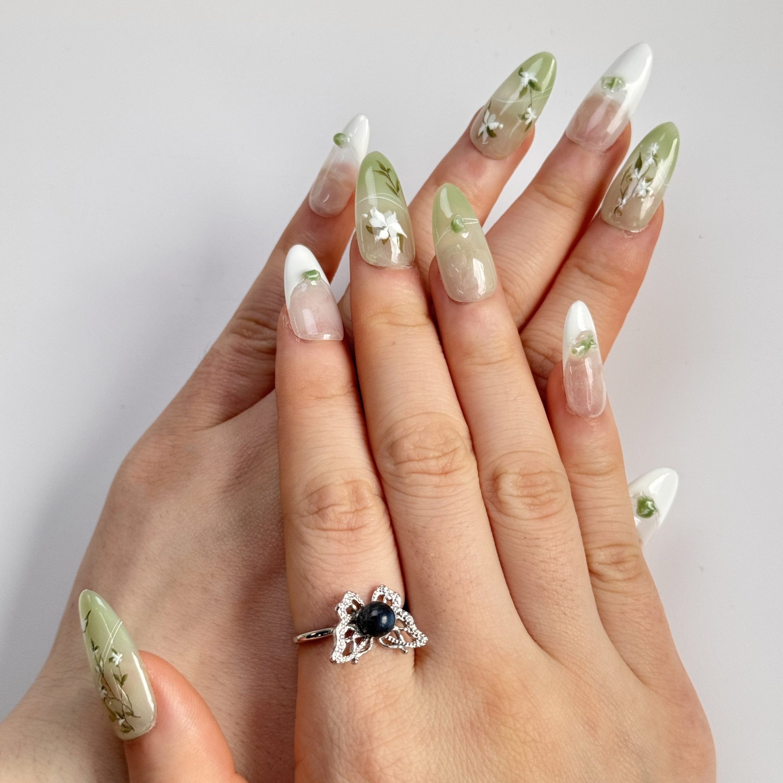 Springtime Blossom Press on Nails - Image 5