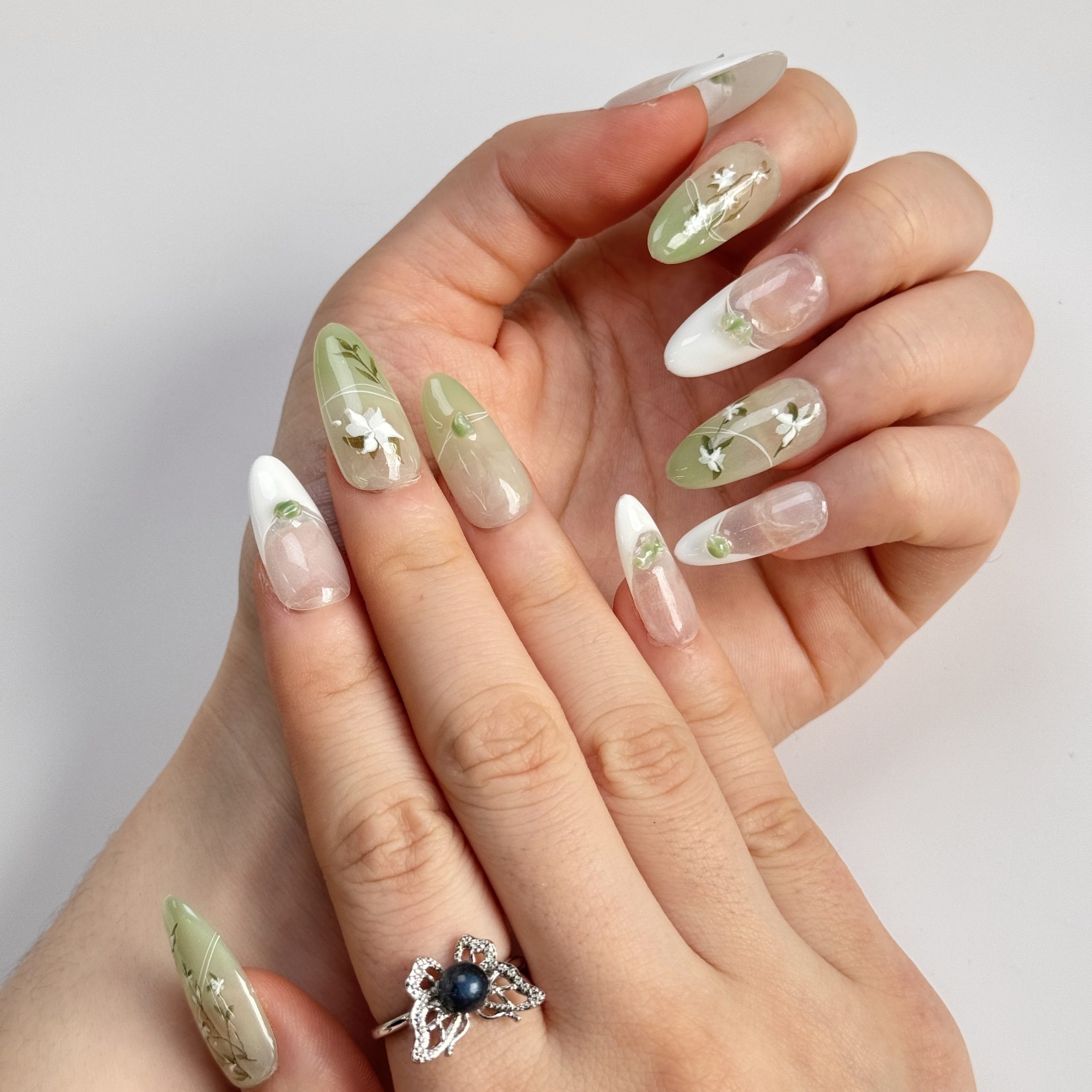 Springtime Blossom Press on Nails - Image 3