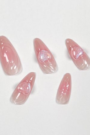 Sweet Heart Press-On Nails