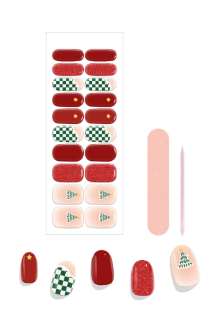 Christmas Star UV Nail Wraps