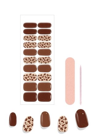 Fashion Leopard UV Nail Wraps